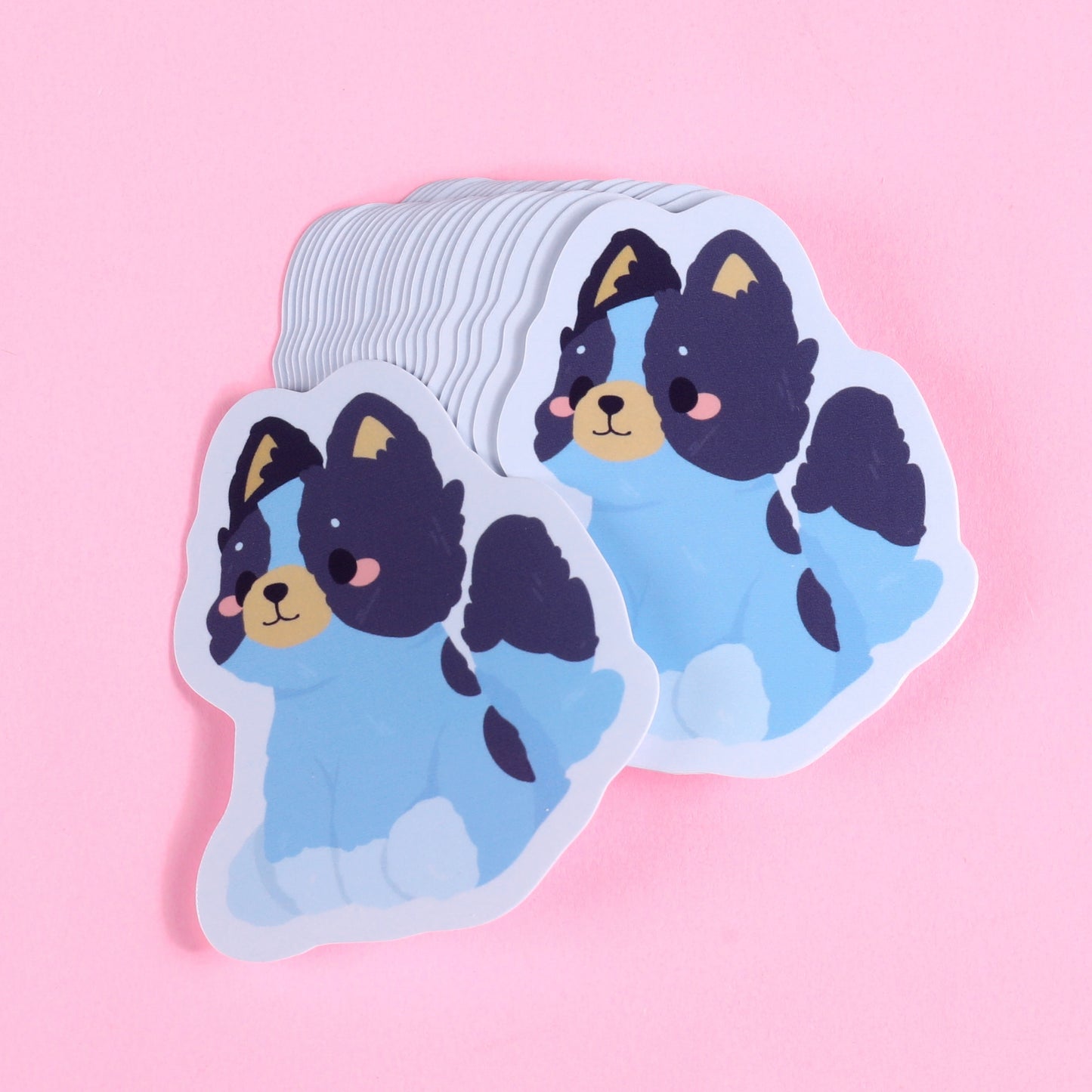 Blue Dog Sticker