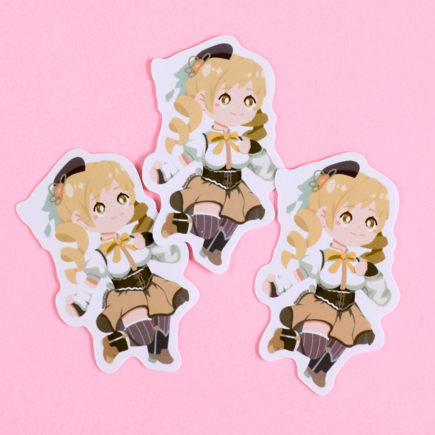 Yellow Magical Girl Sticker